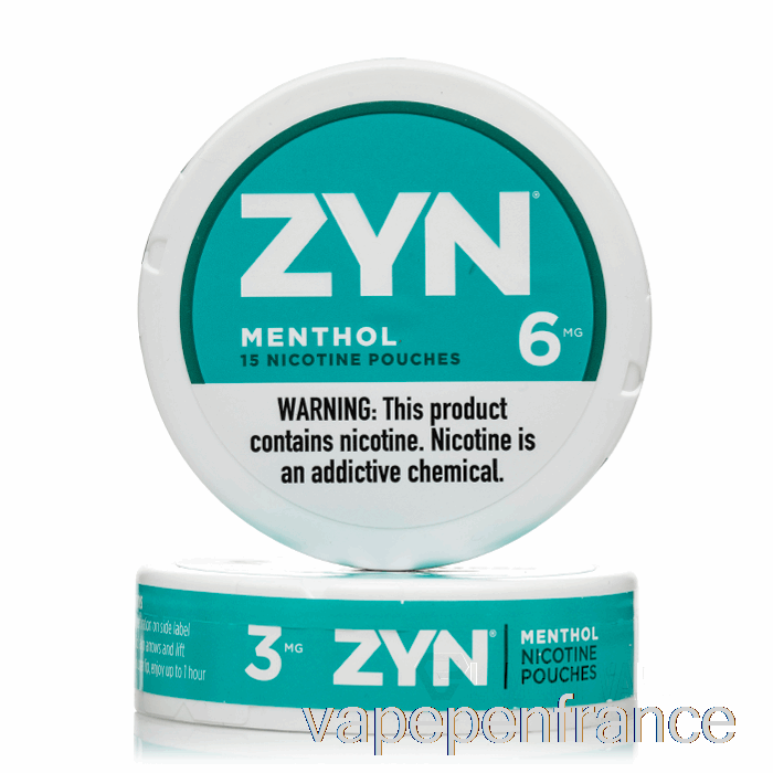 Sachets De Nicotine Zyn - Stylo Vape Menthol 6 Mg (paquet De 5)